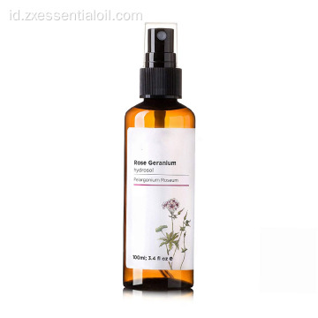 Air mawar geranium hidrosol 100% murni untuk kulit